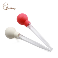 Lot de 4 pièces contenant une brosse de nettoyage et une aiguille d'injection de viande pour barbecue Poire à dinde en silicone