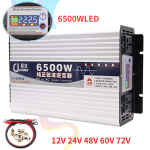 Generador de Onda Sinusoidal Pura de 3000w 4000w 12V 48 Voltios 220 Voltios CA, 6000 Vatios, 12v a 110v - Product Image 2
