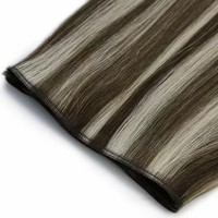 Extensions de cheveux naturels brésiliens lisses 50g 12-14 pouces, coiffables, aspect naturel, personnalisation disponible MRS HAIR