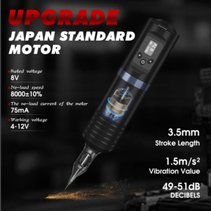 Tuffking Tattoo Pen <span class=keywords><strong>Machine</strong></span> Kit Ensemble de pistolet de tatouage <span class=keywords><strong>sans</strong></span> <span class=keywords><strong>fil</strong></span> pour artiste professionnel Body Art Kits de tatouage complets bon marché - Product Image 3