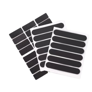 Siyah örgü silikon pad kaymaz kauçuk conta kendinden yapışkanlı silikon ayak pedi susturucu şok emici silikon conta - Product Image 2