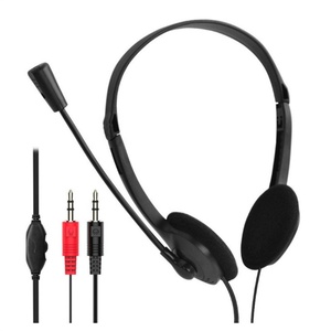 Factory Wholesale High Fidelity <b>Wired</b> Headphones Telephone Headsets Airline Disposable Earbud for <b>PC</b> Laptop and Mobile Phone - Product Image 4