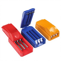 Accessoires de fumeur avec logo personnalisé, machine à rouler manuelle semi-automatique à 3 tubes de 8 mm, injecteur de cigarettes manuel