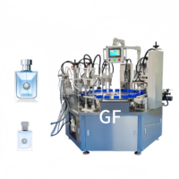Machine de remplissage et de bouchage automatique à disque rotatif, machine de remplissage de liquides en petites doses pour parfum et huile essentielle