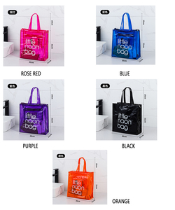 <span class=keywords><strong>Sac</strong></span> à main <span class=keywords><strong>en</strong></span> <span class=keywords><strong>plastique</strong></span> translucide brillant durable pour femmes personnalisé <span class=keywords><strong>sac</strong></span> fourre-tout transparent imperméable sacs <span class=keywords><strong>de</strong></span> <span class=keywords><strong>plage</strong></span> <span class=keywords><strong>sac</strong></span> à provisions <span class=keywords><strong>en</strong></span> PVC néon - Product Image 3