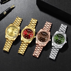 Reloj de Pulsera Drioshipping con Correa de Acero Inoxidable Sólido, Estilo Casual, Cuarzo, Clásico para Hombre, Resistente al Agua - Product Image 4