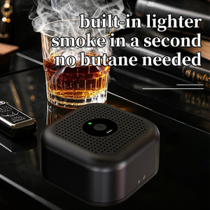 Ensemble <span class=keywords><strong>de</strong></span> fumoir à whisky et cocktails MJ Electric Classic Wood avec kit d'infusion pour utilisation à domicile - Product Image 3
