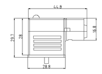 EN 175301-803 type B/BI vis IP67 M3x32 Adaptateur de soudage industriel multi-broches pour soupapes vis à fiches M3x