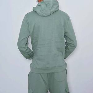 Wholesale Made <b>Men</b> Hoodie & <b>Short</b> Set Fashionable Sportswear Long Sleeve Hoodie & <b>Shorts</b> Sets - Product Image 6