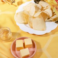 Chips de patate douce croustillantes et frites de 70g, importées de Corée, à texture ferme, faible en gras, emballées en sachet
