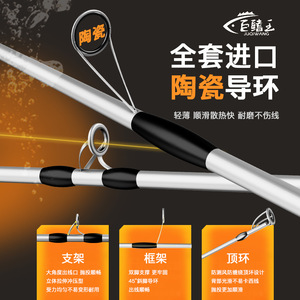JuqiWang Stream Micro Fishing Rod Ceramic Guide Carbon Fiber Lure Rod Freshwater Stream Use - Product Image 2