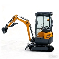 Nouvelle Excavatrice Compacte OLIN Jaune 2025 – Vente Flash, Accès Facile, Économique, Godet de 0,036 m³, Moteur Laidong 385 de 19 kW