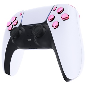 ชุดปุ่ม D-pad R1 L1 R2 L2 ทริกเกอร์ ปุ่มแชร์ ปุ่มตัวเลือก ปุ่มหน้าจอ  อะไหล่เปลี่ยนสีโครเมี่ยมชมพู ชุดปุ่มครบชุดสำหรับจอย PS5 รุ่น BDM-030/040/050 - Product Image 4