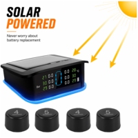 Capteur Tpms solaire USB double charge moniteur de pression des pneus correspondance longue durée de vie batterie voiture TPMS
