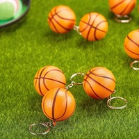 2026 Metaalbewerkingsfabriek Op Maat Gemaakt 3D Verzilverde Kerst Sleutelhanger Tennis Baseball Golf Volleybal Basketbal Sportbal