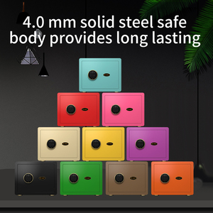 Petit coffre-fort électronique portable avec serrure à code, pour bijoux, argent, maison, hôtel, <span class=keywords><strong>banque</strong></span>, avec sécurité par empreinte digitale - Product Image 1