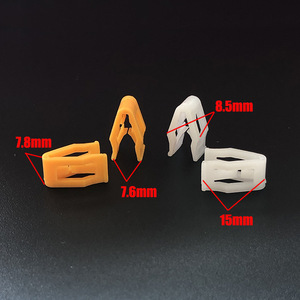 Clips de fixation en plastique pour panneau de commande Ford, jaune et blanc, paquet de 50 unités - Product Image 2