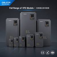 Inversor de Frecuencia Trifásico de Rango Completo SV6-4T0015G AC380V VFD, Control Vectorial Variable, IP40, Automatización Industrial, 1.5KW~90KW