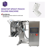 Machine de remplissage de sachets compacte de bureau, machine intégrée personnalisée pour le remplissage et le bouchage de sachets, idéale pour les petites entreprises