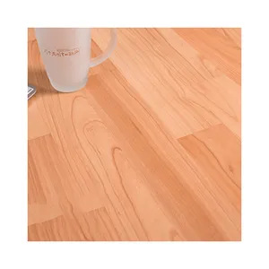 Lg Hausys lantai plastik 1.5Mm, lantai plastik tahan air Anti licin lantai kayu laminasi olahraga Pvc vinil lantai