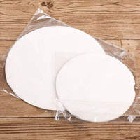 Feuilles de papier sulfurisé en silicone blanc biodégradable, double face, résistant au feu, pour gâteaux, pains, pizzas, antiadhésif, sans produits chimiques alimentaires