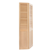 Portes d'intérieur de garde-robe bi-pliée de persienne en bois massif de Offre Spéciale pour des maisons