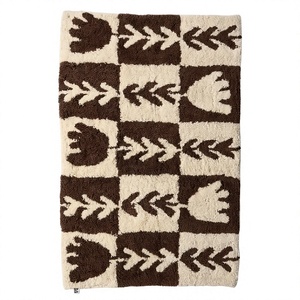 Wholesale Eco-Friendly Floral Pattern Luxury Bath Mats Quick Dry Cotton with Machine-Made Techniques for <b>Floor</b> Use by ITHL - Product Image 1