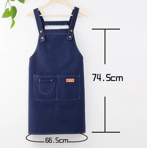 Tabliers de cuisine en cuir et toile pour femme et homme Tablier de chef cuisinier Grill Restaurant Bar Boutique Cafés Beauté Ongles Studios Uniforme - Product Image 4