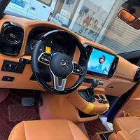 Kit de modernisation complet pour console centrale de tableau de bord, compatible avec Mercedes Benz Viano Vito W639, Plug & Play, en plastique recouvert de cuir