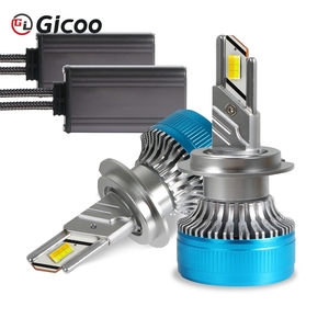 GICOO K30 Faros LED de Alta Potencia H4 H7 Tricolor con Control por APP 3000K-5500K H4 H7 LED H1 H11 HB3 HB4 9012 Bombillas LED para Auto - Product Image 4