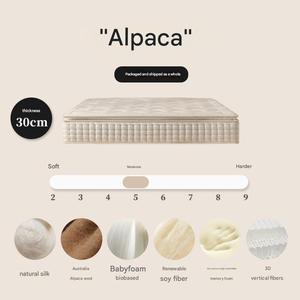 Colchón de Muelles Independientes Hecho a Mano con Fibra de Soja y Seda Natural de Estilo Moderno Directo de Fábrica para Hoteles y Hogares - Product Image 6