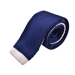 Cravatta da <span class=keywords><strong>uomo</strong></span> in maglia sottile classica formale in maglia di poliestere - Product Image 5