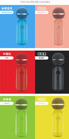 Microphone karaoké Bluetooth, haut-parleur sans fil, micro portable pour chanter, effet d'écho, changeur de voix, appareil audio portable