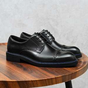 Chaussures habillées pour hommes, style rétro, à lacets, imperméables, antidérapantes, amortissantes et respirantes - Collection Automne - Product Image 3