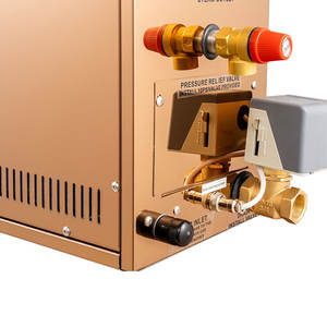 مولد بخار ساونا تجاري من Atcsteam بقوة 21 كيلو واط، مصنوع من الفولاذ المقاوم للصدأ بلون ذهبي وردي، مناسب لغرف البخار بحجم 18-24 متر مكعب - Product Image 4