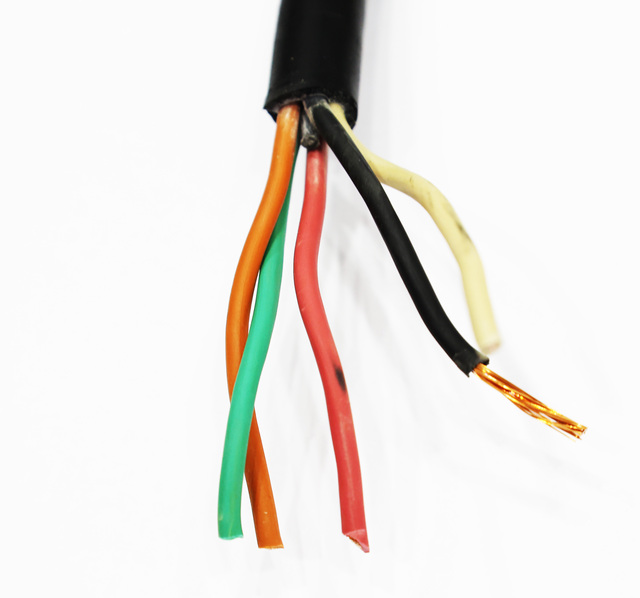 Low Voltage 3 4 5 Core 14awg Flexible Copper Conductor Silicone Rubber Cable SOOW SJO SJOW SOW Power Cable