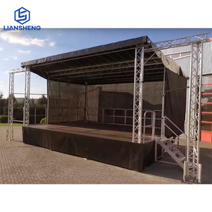 Buổi hòa nhạc giàn hiển thị sân khấu với mái giàn sân khấu thiết bị chiếu sáng chuyên nghiệp ngoài trời sân khấu buổi hòa nhạc đầy đủ sự kiện - Product Image 3