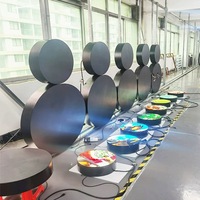 Écrans LED circulaires d'intérieur P1.2-P2.5, ultra fins, couleur pleine, mur d'affichage LED, résolution 8K, HDR10+, étanches, lisible en plein soleil