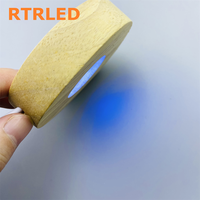 Lampe LED ronde USB 5V à lumière ultraviolette UV LED, lumière noire 395NM 400NM UV395, lumière noire 395, base de lampe LED en bois