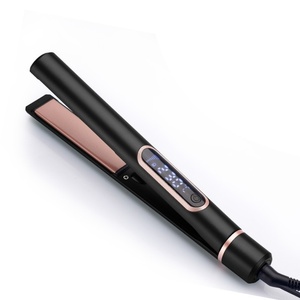 Lisseur de cheveux électrique portable 2 en 1 avec plaque en aluminium flottante et contrôle de la température - Product Image 1