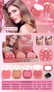 Rubor <span class=keywords><strong>Kiss</strong></span> <span class=keywords><strong>Beauty</strong></span>, Color Natural Brillante, Rubor para Mejillas, Maquillaje Facial, Producto de Belleza, Cosmético, Logotipo Personalizado, Marca Privada - Product Image 6