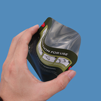 Sac en polyester à trois soudures, barrière anti-humidité et anti-oxygène, feuille d'aluminium pour l'emballage alimentaire, café en poudre, bonbons, fabriqué en PE