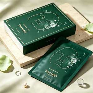 FX OEM Cosmetic Mask <b>Packaging</b> Set Created with Cardboard Carton and Sealed Pouch Bags Featuring Brand Logo Finishing - Product Image 2