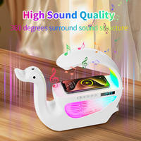 Humidificateur de moule anti-gravité multifonction Smart Home Wellness Haut-parleur Bluetooth Chargeur sans fil Réveil Veilleuse
