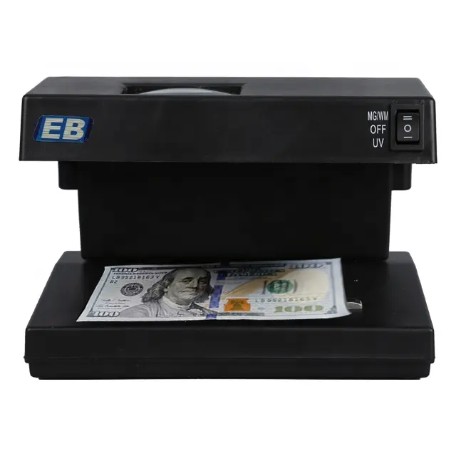 DC-2038 Microprint Verificação UV Moeda Detector Detector De Dinheiro Falsificado detecteur de faux billet Banknote Detector