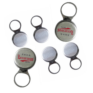 Biểu Tượng Tùy Chỉnh Nhôm Dễ Dàng Mở Bia <span class=keywords><strong>Cap</strong></span> 26Mm Kim Loại Kéo Vòng Nắp Chai - Product Image 1