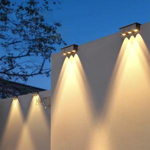 Lámpara de pared solar para exteriores, foco de balcón de patio ambiental, lámpara de calle de luz de pared exterior impermeable - Product Image 3