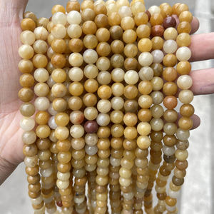 Бусины из натурального камня 4-10 мм: Тигровый глаз, Аметист, Обсидиан, Бирюза, Лазурит, Цитрин – рассыпные бусины для изготовления ювелирных изделий своими руками - Product Image 6