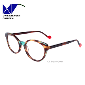 Lunettes de mode œil-de-<span class=keywords><strong>chat</strong></span> en acétate sur mesure OEM, taille 50-20-145, anti-lumière bleue, pour adultes unisexes, conçues par notre équipe interne - Product Image 5