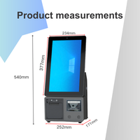 Caisse enregistreuse tout-en-un Android 15,6 pouces avec lecteur 1/2D et imprimante de reçus pour magasin de proximité – Vente directe usine